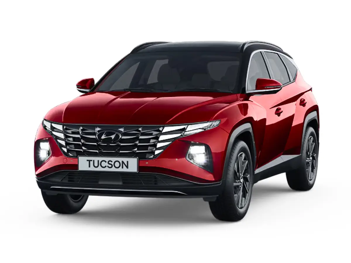 Hyundai Tucson Fiery Red Dual Tone